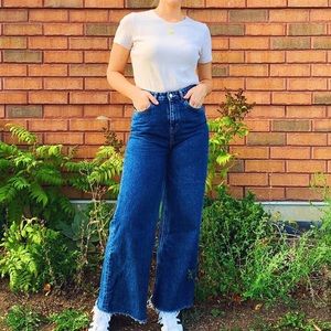 Frank & Oak The Nina Long Wide-Leg Jean